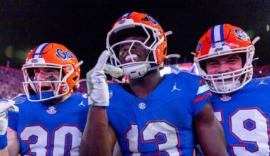 Florida Gators Player Ratings in College Football 27 Video Game