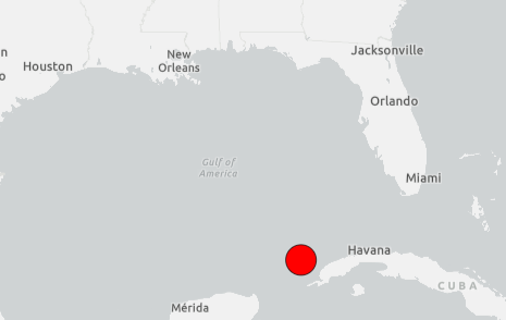 6.1 magnitude earthquake reported off Cuba’s western coast A 6.1 magnitude earthquake struck off the western coast of Cuba, with tremors reportedly felt as far north as Tampa and Miami Beach.