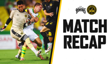 Battery split points with Rowdies after fierce 2-2 draw