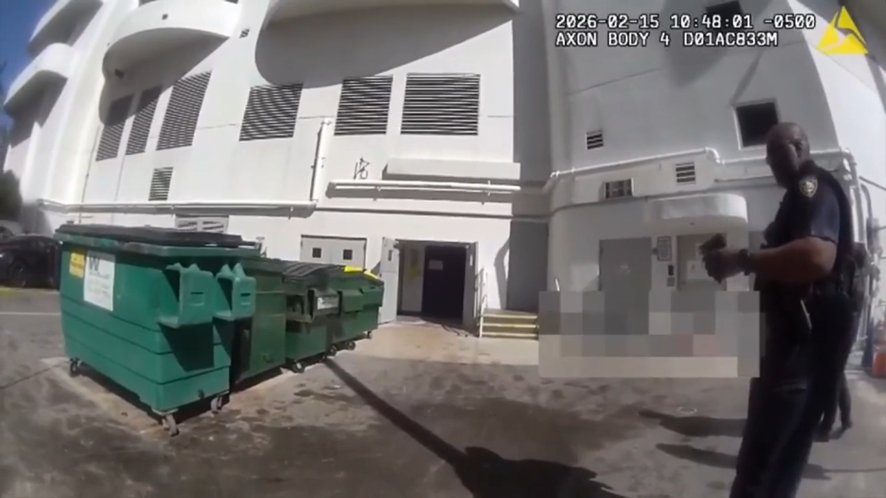 Surveillance video shows discovery of man who fell from high-rise in Miami Beach; suspect remains behind bars - WSVN 7News | Miami News, Weather, Sports