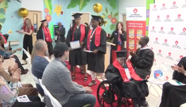 Joe DiMaggio Children’s Hospital hosts first pediatric patient graduation - WSVN 7News | Miami News, Weather, Sports