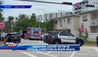 Man critical after being shot in Miami Beach; police investigation underway - WSVN 7News | Miami News, Weather, Sports