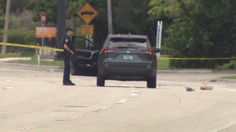 Woman struck by car in Sunrise; woman’s condition unknown - WSVN 7News | Miami News, Weather, Sports