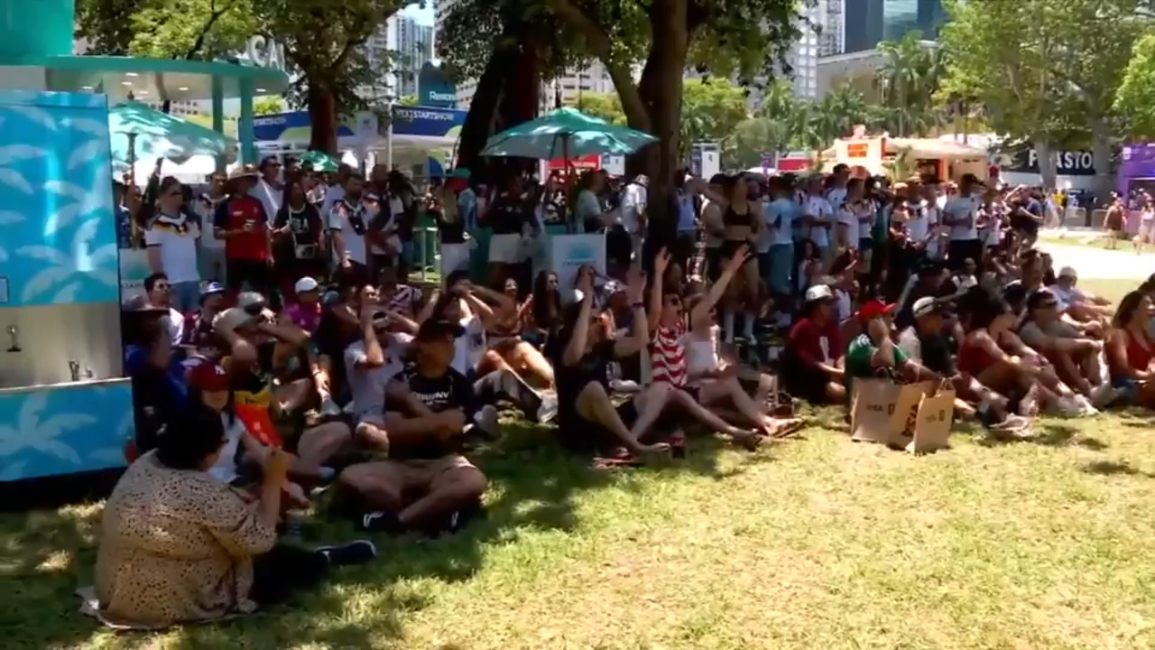 FIFA Fan Festival draws thousands of soccer fans on its second day - WSVN 7News | Miami News, Weather, Sports