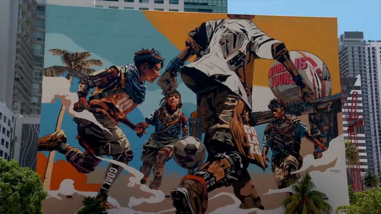 Special soccer mural showcases the power of public art in Miami - WSVN 7News | Miami News, Weather, Sports