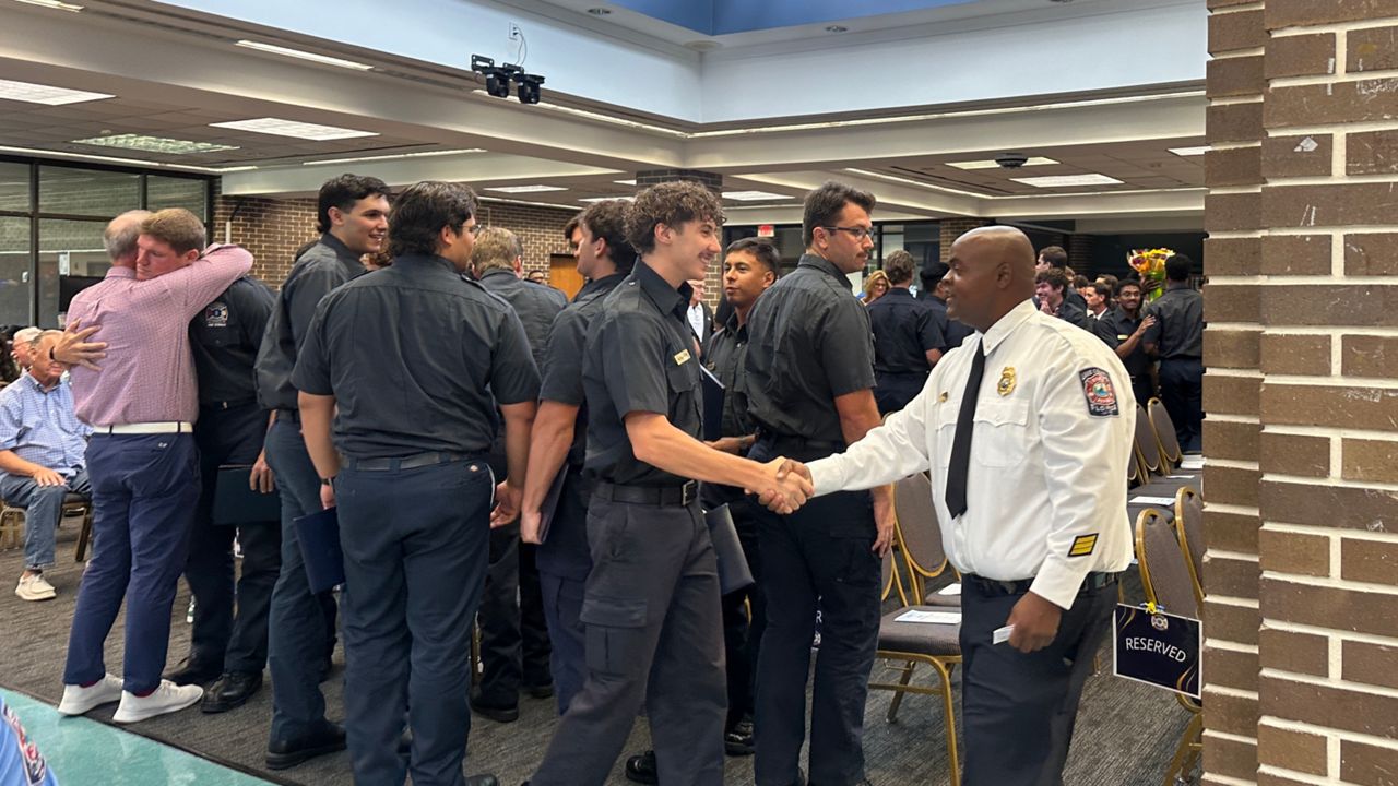 Thursday was a day for celebration, as Class 26-01 graduated 27 cadets ready to enter the workforce. (Spectrum News/Massiel Leyva)