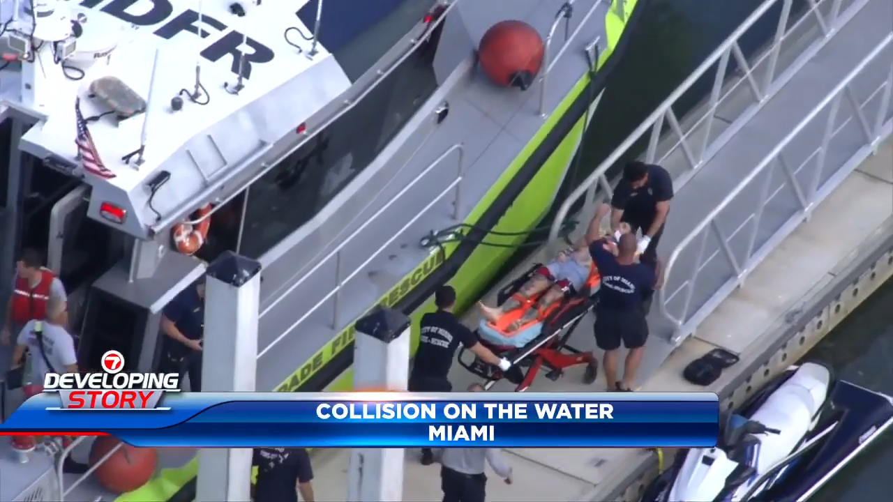 2 in critical but stable condition following jet ski collision at Miami Marine Stadium - WSVN 7News | Miami News, Weather, Sports