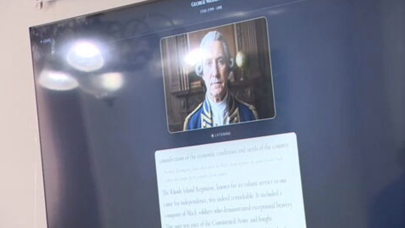 Computer Biology Labs debuts interactive AI George Washington exhibit at History Fort Lauderdale - WSVN 7News | Miami News, Weather, Sports