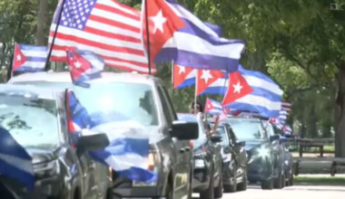 Cuban Anti-Communist Foundation holds caravan in SW Miami-Dade - WSVN 7News | Miami News, Weather, Sports