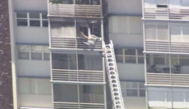1 hospitalized after apartment fire in North Miami Beach; blaze extinguished - WSVN 7News | Miami News, Weather, Sports