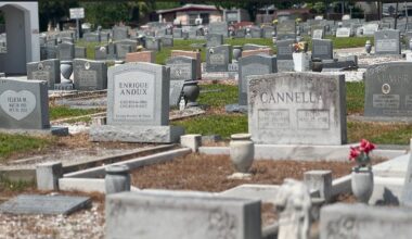 The cemetery, more than a century old, has faced repeated battles over land use. (Spectrum News/Fadia Patterson)
