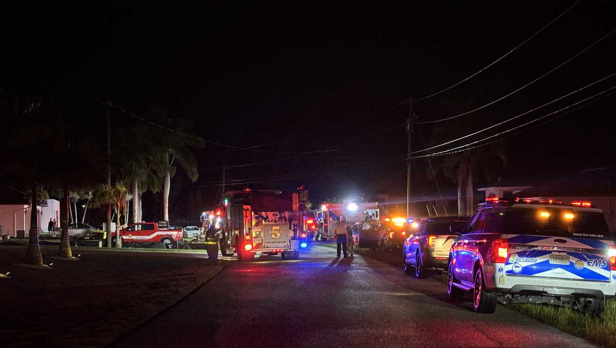 1 hospitalized after lightning strikes house in Cape Coral