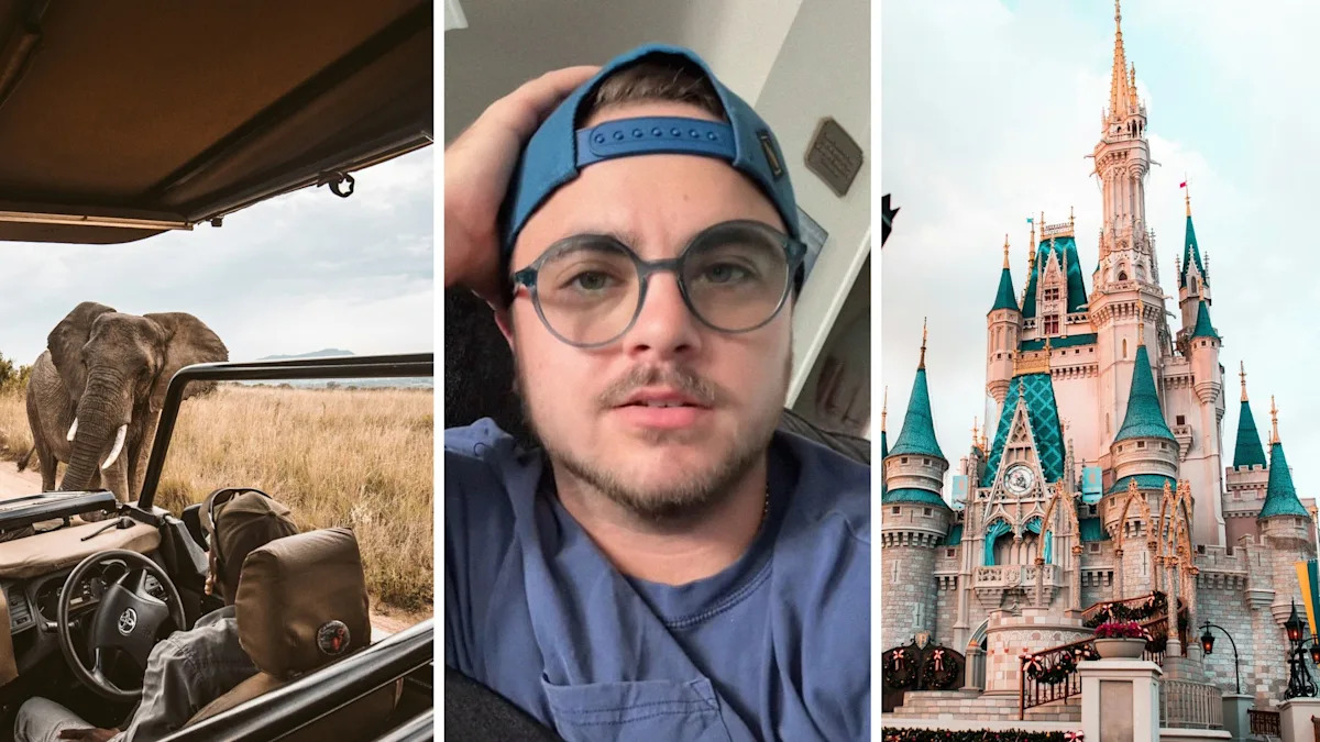 Man goes on Kilimanjaro Safari ride at Disney’s Animal Kingdom in Florida. Then he gets out to use the bathroom