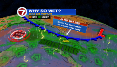 Unsettled Midweek Before Drier Weekend - WSVN 7News | Miami News, Weather, Sports