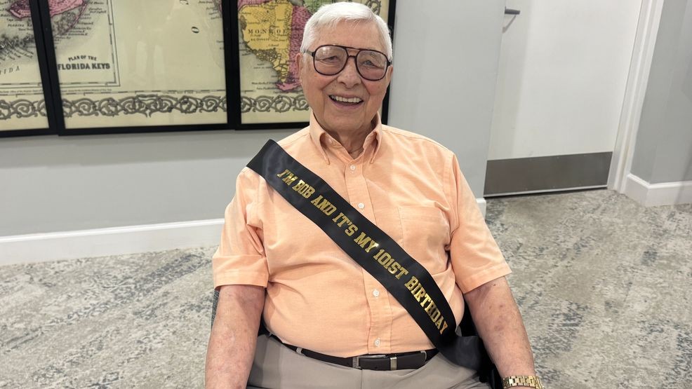 The 101-year-old World War II veteran was recently awarded France's highest distinction, the Legion of Honor, during a ceremony surrounded by family, fellow veterans and friends at Addington Place of Stuart. (WPEC)