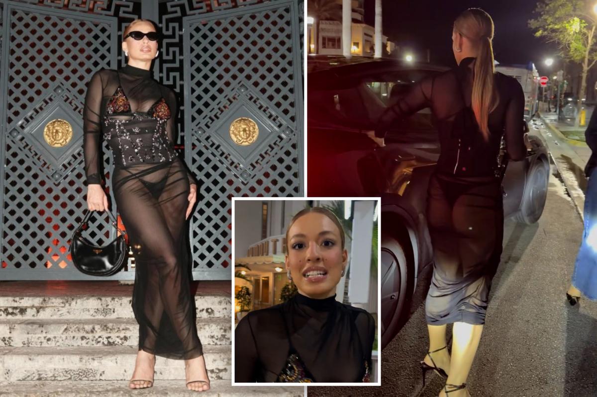 Beatriz Reis shocked after Miami bar turned her away for wearing see-through dress