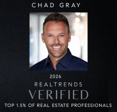 Chad Gray Recognized Among Top 1.5% of Real Estate Professionals in RealTrends Verified Rankings -- Luxury Living Fort Lauderdale