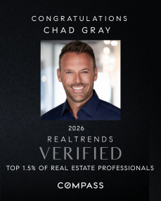 Chad Gray Recognized Among Top 1.5% of Real Estate Professionals in RealTrends Verified Rankings -- Luxury Living Fort Lauderdale