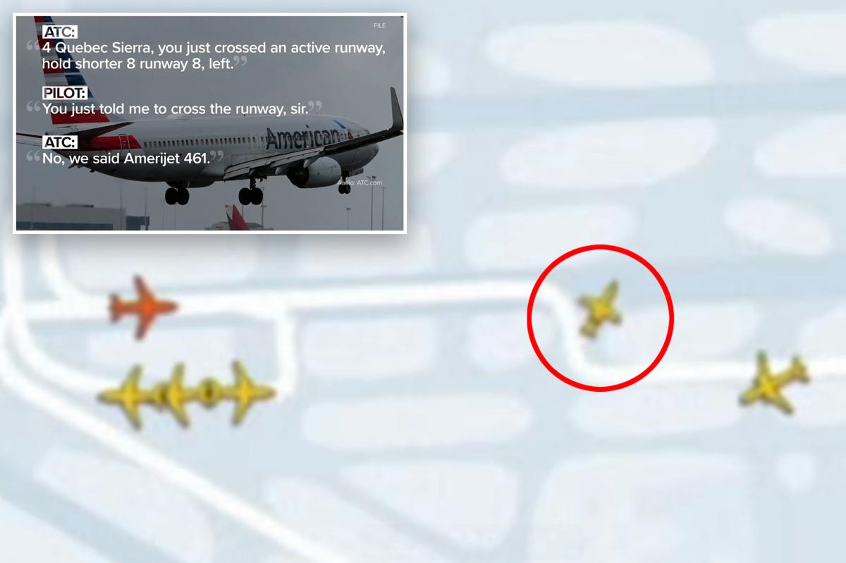 American Airlines plane forced to abort takeoff after another jet veers onto same runway at Miami airport