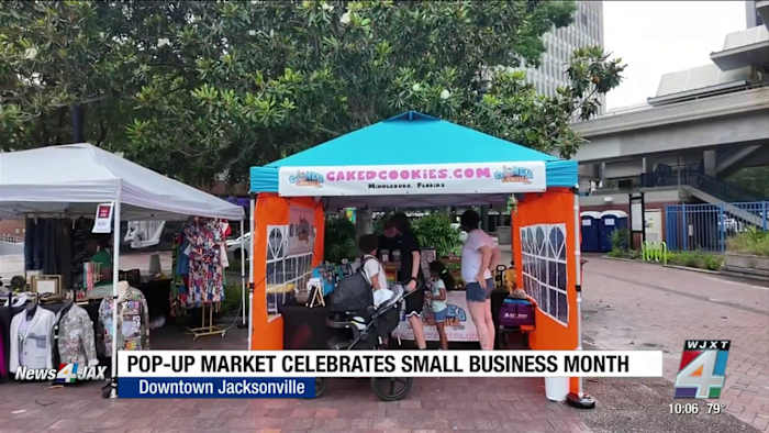 Downtown pop-up market highlights local small businesses