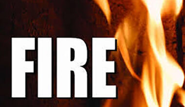 A homeowner reported popping sounds before finding the rear bedroom of his North Diamond Street house on fire. 