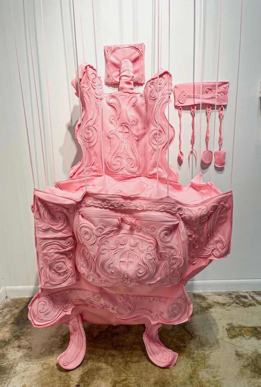 'Hollow Oven' by Patricia Cook is part of 'Medium Mutiny Juried Show' at Art Center Sarasota.