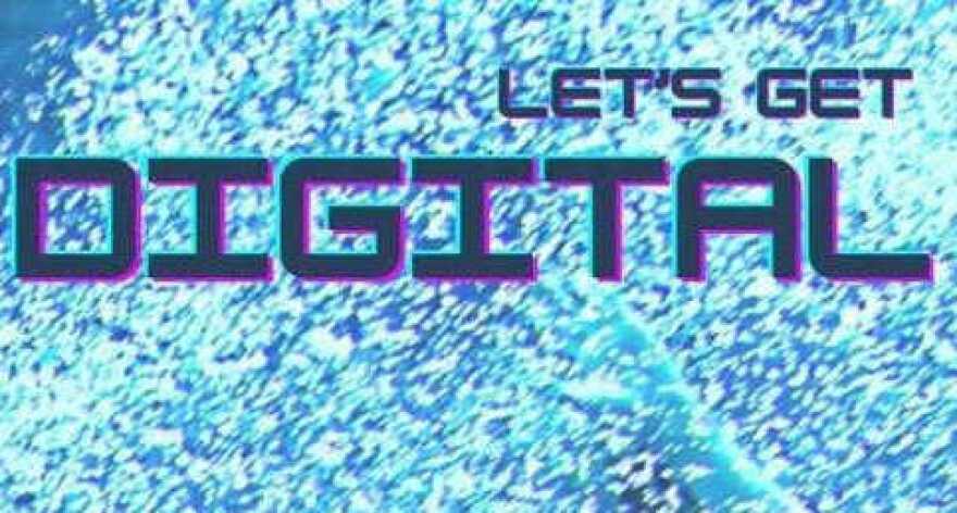 Visual Arts Center Graphic for 'Let's Get Digital'