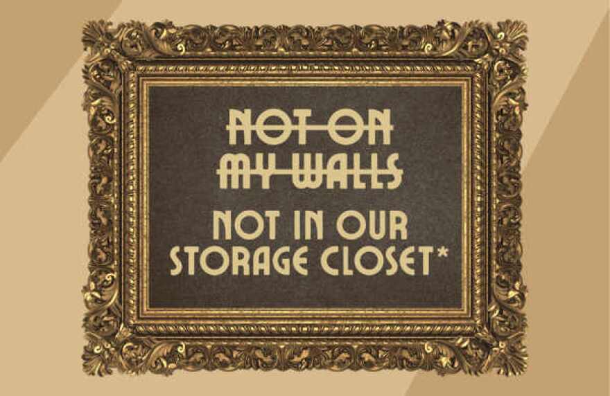 Alliance for the Arts Graphic for 'Not in Our Storage Closet.'