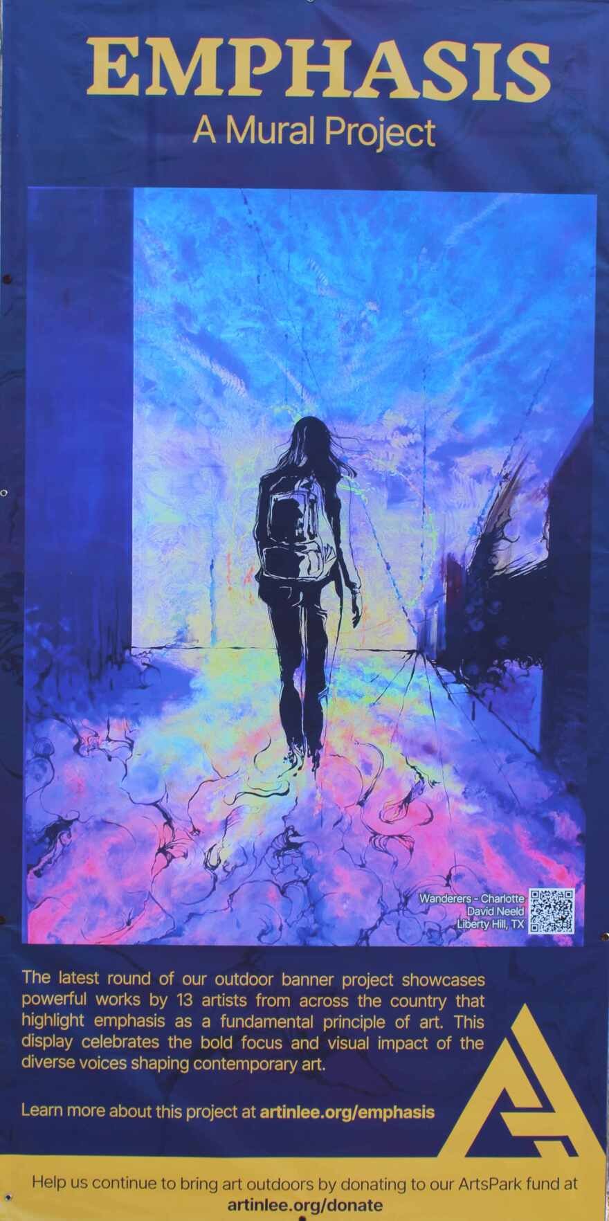 Alliance for the Arts poster for 'Emphasis' mural project.