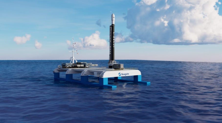 Tampa space company to build floating launchpads for Firefly, Vaya rockets