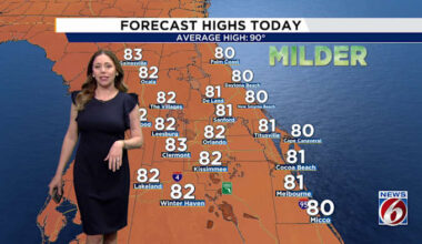 Rare June cold front brings relief to Central Florida with cooler temps, lower humidity