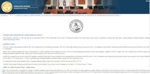 City of Jacksonville’s Legislative Gateway site back up and running after ADA compliance updates