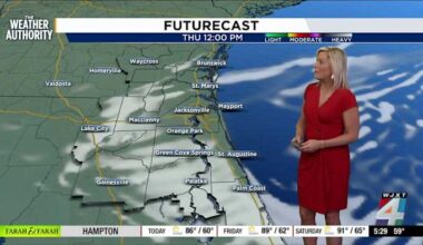 Jacksonville-area set for major warm-up: Dry conditions and fire risk continue
