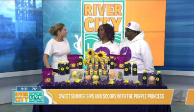 Sweet Summer sips and scoops with the Purple Princess