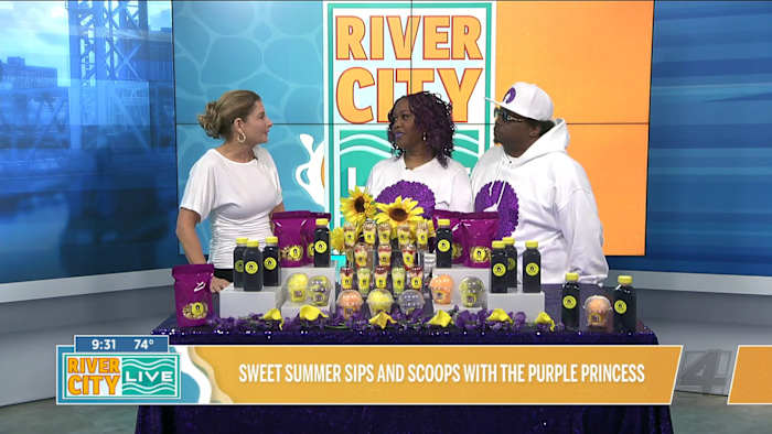 Sweet Summer sips and scoops with the Purple Princess