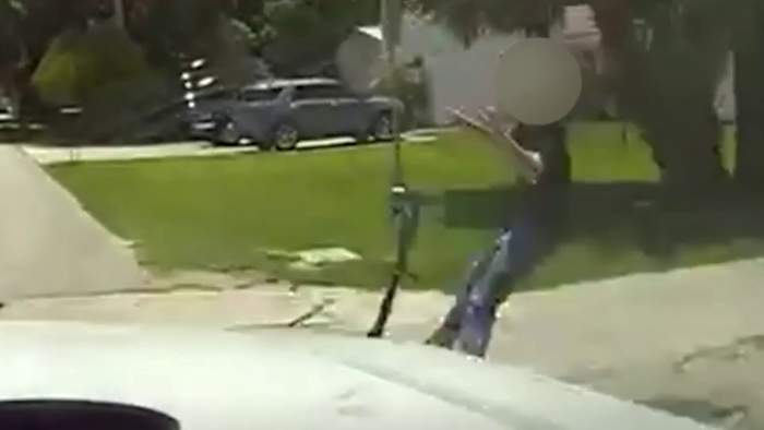 Teen on e-scooter crashes into Florida deputy’s patrol car, video shows