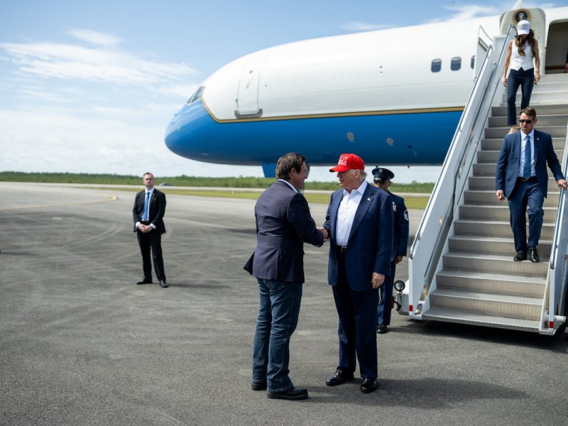 Trump thinks DeSantis is ‘very good’ for naming a Florida airport after him