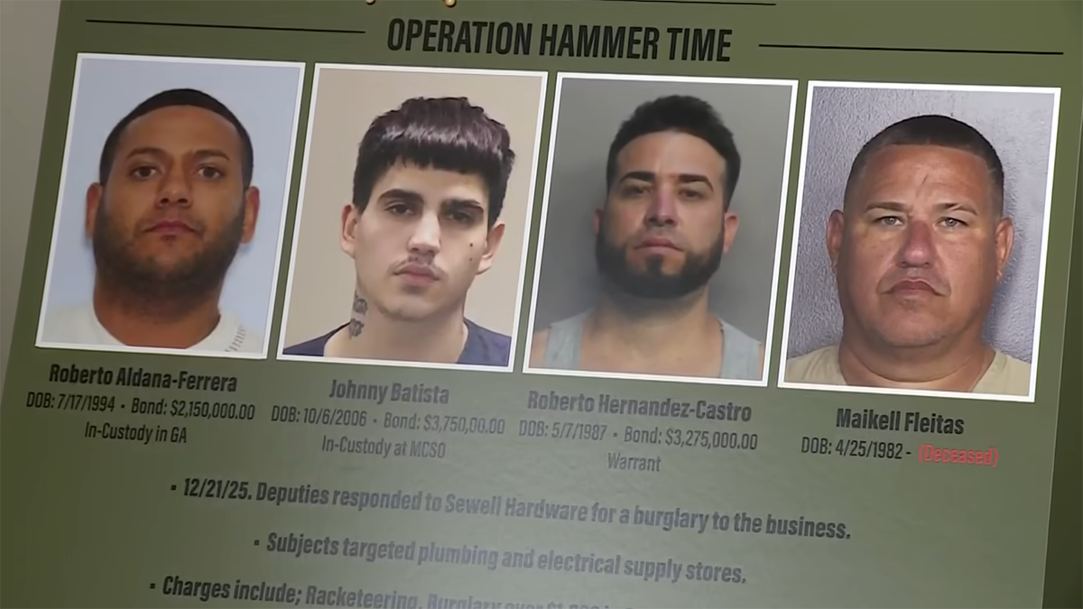 Miami-Dade man still wanted in ‘Operation Hammer Time’ retail theft bust, sheriff says – NBC 6 South Florida