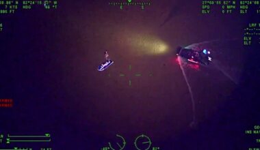 Florida jet-skier pulled to safety after becoming trapped in mud at low tide