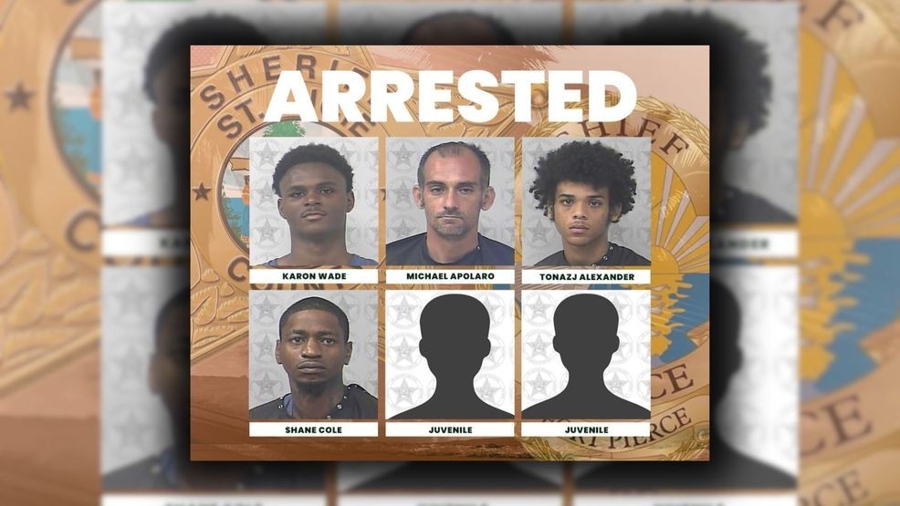 {p}A  multi-agency sweep in St. Lucie County has resulted in 10 arrests and the seizure of an arsenal of illegal firearms, including an AR-15 style pistol and a machine gun "switch." (SLCSO){/p}