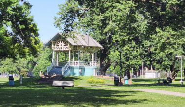 Aside from a lone bicyclist taking a break, the area around Community Park's big bandstand was quiet on a recent afternoon. That should change Sunday evening, when Pilot Club of Jacksonville opens its summer concert series with a performance by Land of Lincoln Chorus.