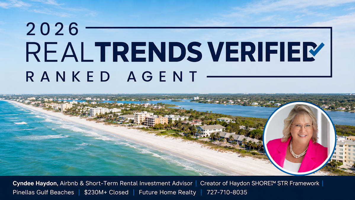 Cyndee Haydon Named Among 2026 Best Real Estate Agents in the United States by RealTrends, Ranking #723 in Florida Out of 232,000 Realtors