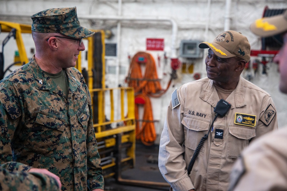 LCF-24: Col. Lynch Tours USS Fort Lauderdale