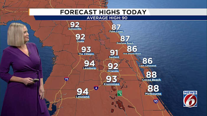 Dry days numbered as summer storm chances return to Central Florida