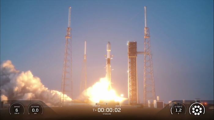 WATCH AGAIN: SpaceX launches 29 Starlink satellites in pre-dawn liftoff from Florida