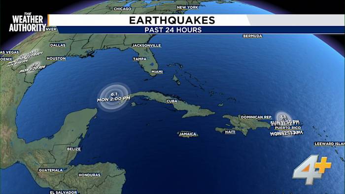 6.1 magnitude earthquake in Cuba felt in Northeast Florida: NWS