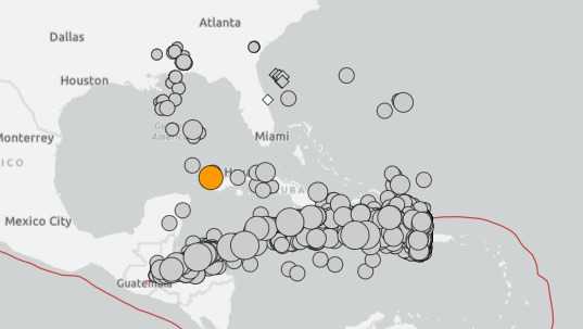 Earthquakes in Caribbean Sea, Gulf of Mexico are not rare