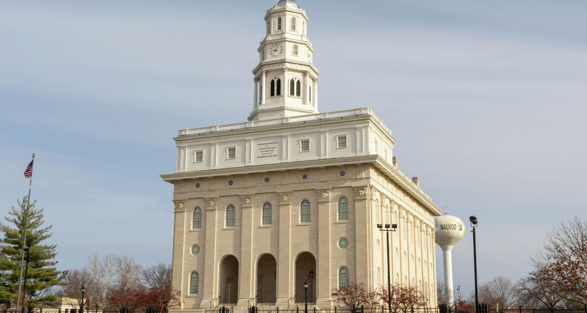 The Nauvoo Temple for the Church of Jesus Christ of Latter-day Saints sits under a cloudy sky. It appeared Friday as though The Church of Jesus Christ of Latter-day Saints wouldn't be recognized as a Christian religion under the Pentagon's faith codes. On Monday, that changed.