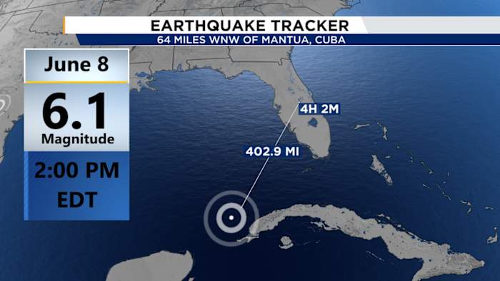 How did Central Florida feel earthquake hundreds of miles away?