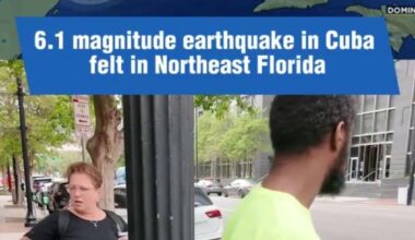 Residents across Northeast Florida report shockwaves from earthquake off Cuba coast